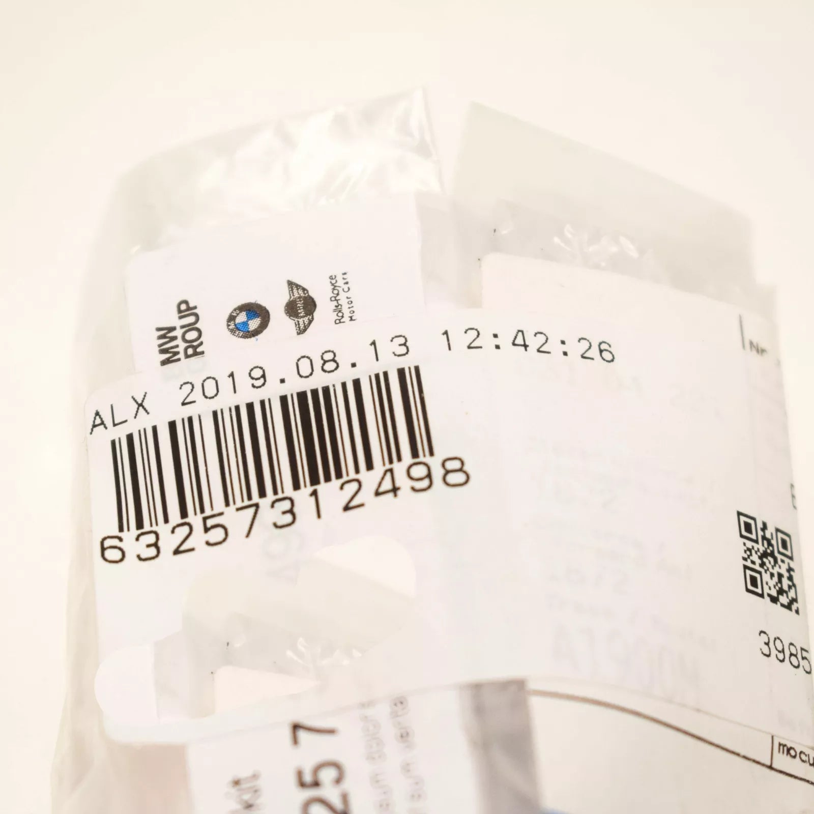 NEW BMW 3 F30 SEDAN FIXING KIT CLIPS 63257312498 7312498 ORIGINAL