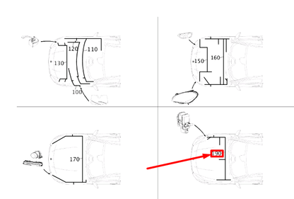 NEW MB CLA C117 AUXILIARY HEATER WIRING HARNESS LHD A2465409313 ORIGINAL