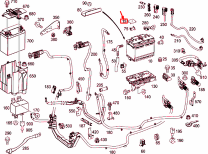 NEW MERCEDES-BENZ SPRINTER 906 POSITIVE POLE TERMINAL COVER A9069820109 ORIGINAL