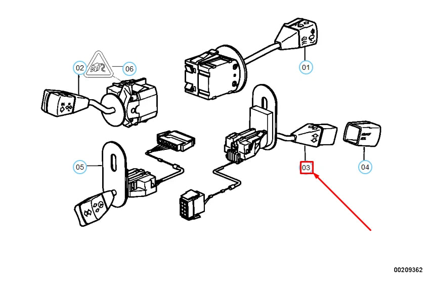 NEW BMW 3 E36 CRUISE CONTROL SWITCH 61318360926 8360926 ORIGINAL