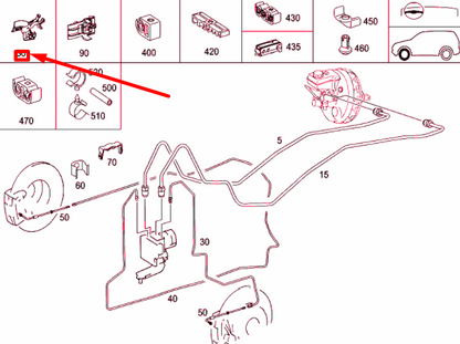 NEW MB ML W164 SUSPENSION STRUT LEFT AND RIGHT FRONT BRACKET A1644210794