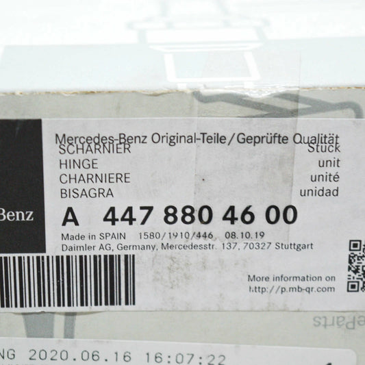 NEW MERCEDES-BENZ VITO W447 ENGINE HOOD RIGHT HINGE A4478804600
