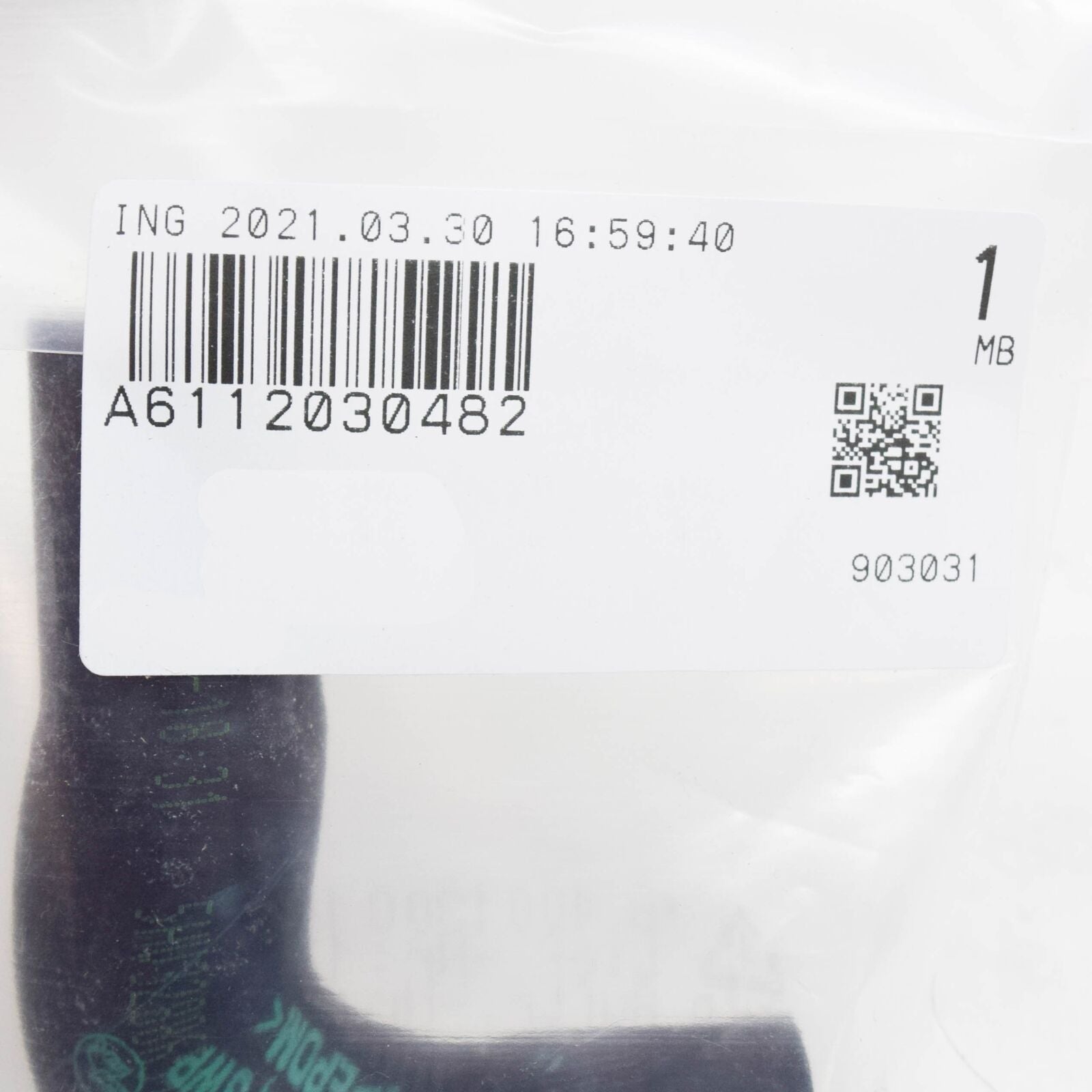 NEW MERCEDES-BENZ SPRINTER 903 COOLANT HOSE A6112030482 ORIGINAL