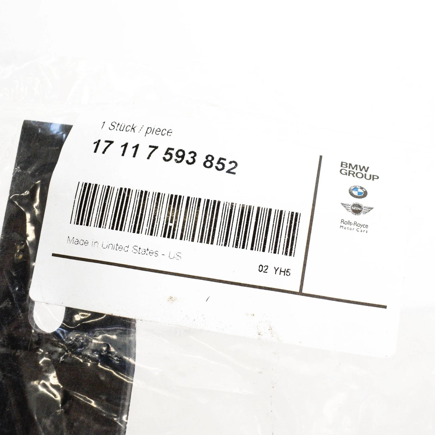 NEW BMW X4 F26 INTERCOOLER RADIATOR MOUNTING AIR DUCT 17117593852 ORIGINAL