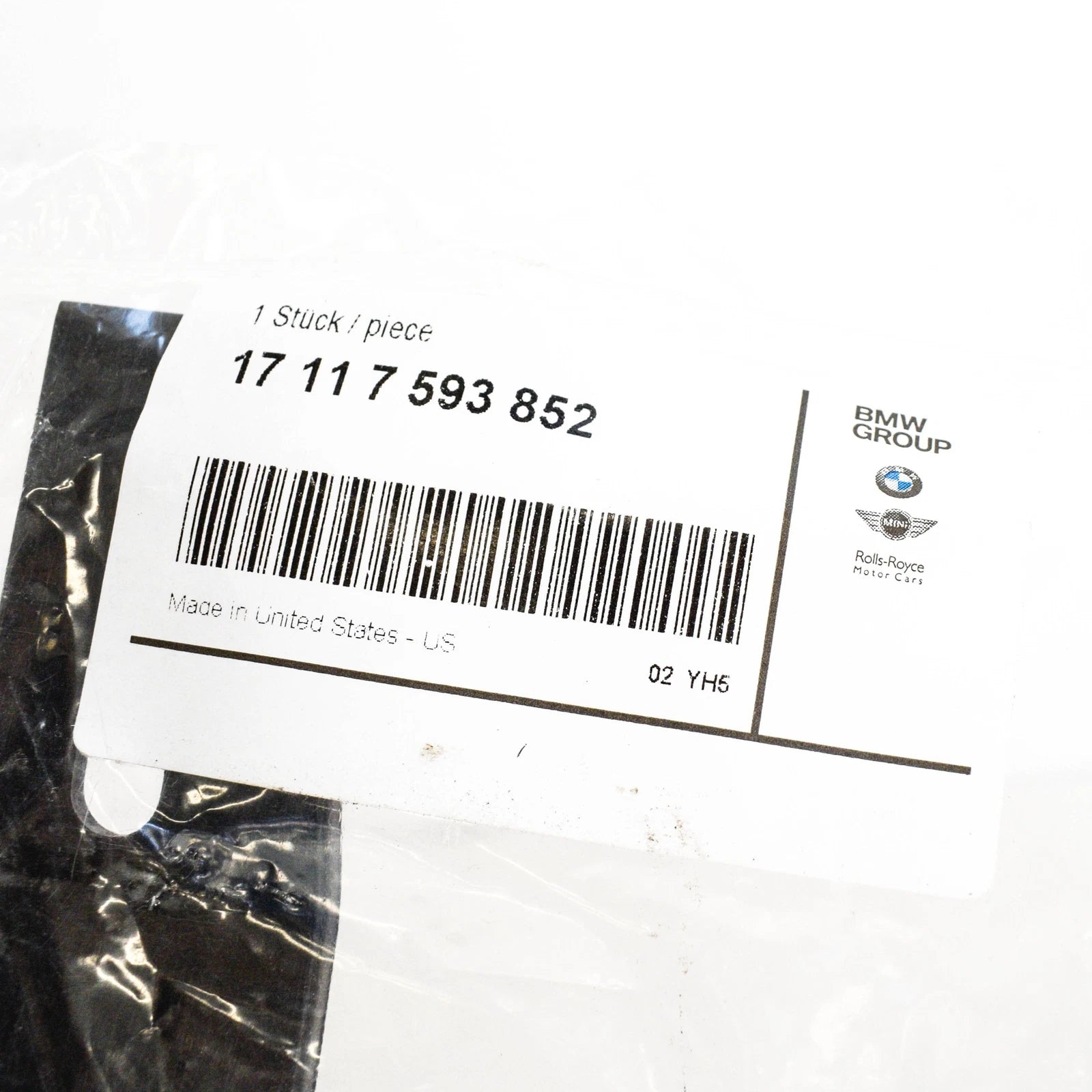 NEW BMW X4 F26 INTERCOOLER RADIATOR MOUNTING AIR DUCT 17117593852 ORIGINAL