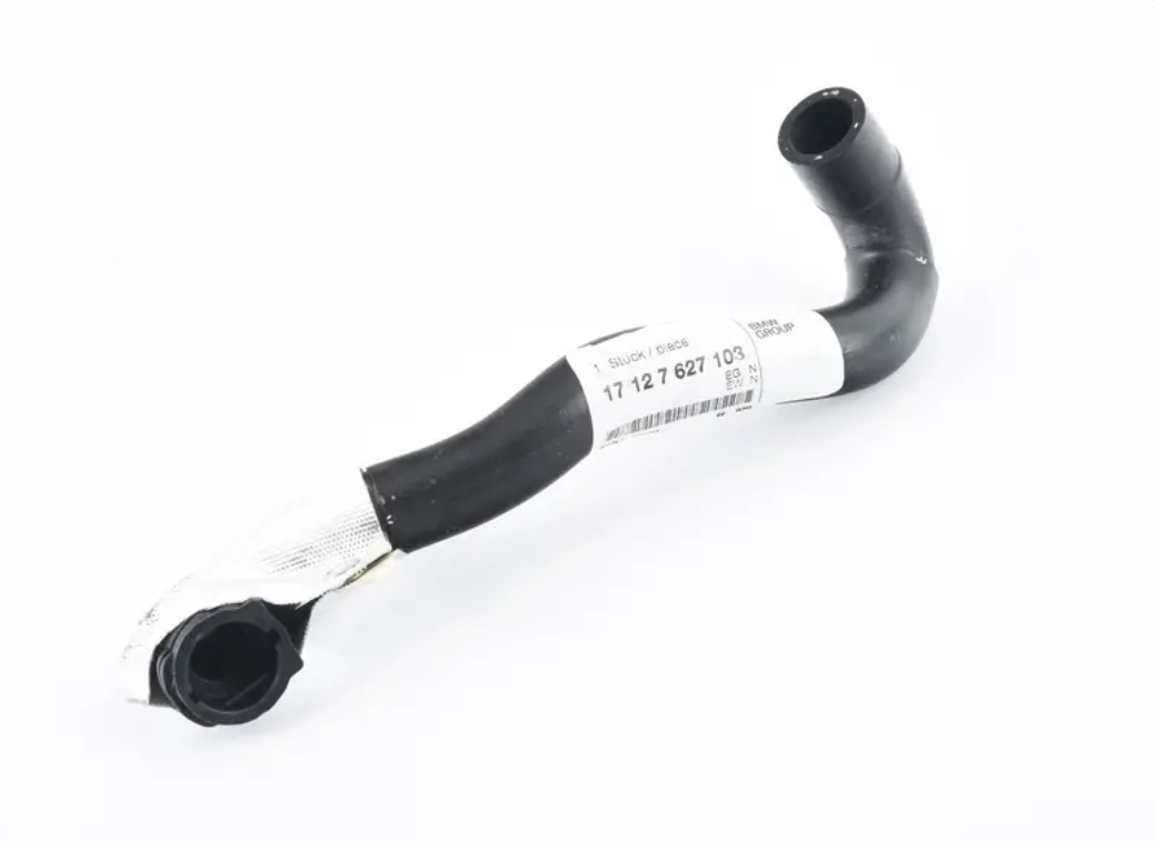 new bmw 3 f30, f80 engine coolant hose 17127627103 7627103 original