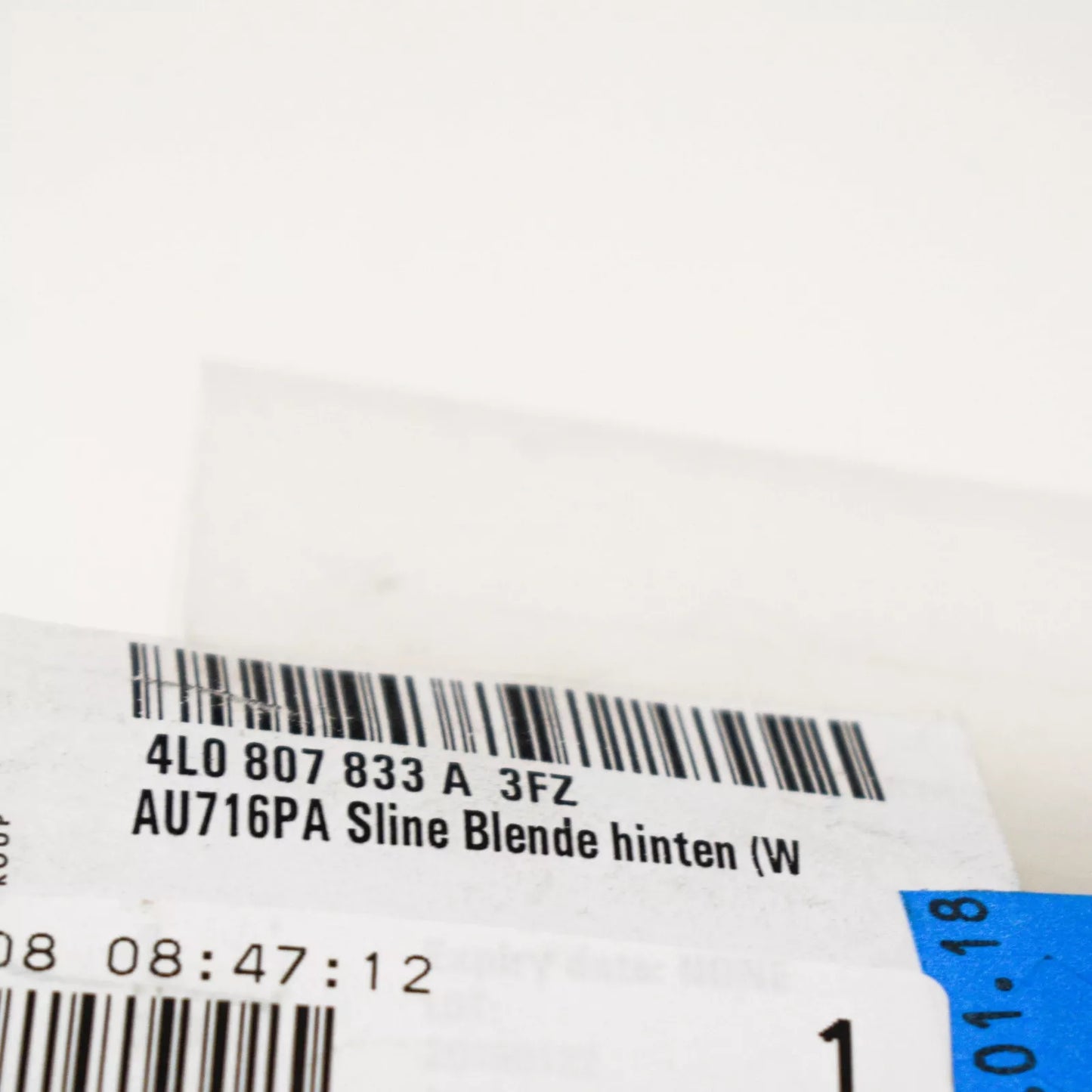 NEW AUDI Q7 4L REAR BUMPER LOWER TRIM 4L0807833A 3FZ ORIGINAL