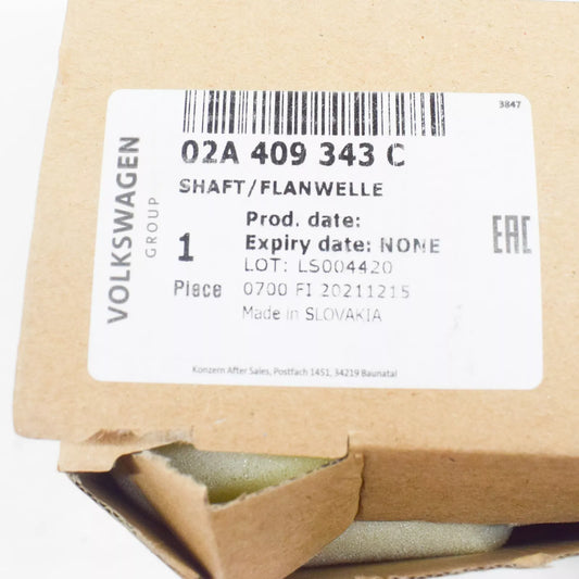 NEW AUDI A1 MK1 FRONT DRIVE SHAFT FLANGE 02A409343C ORIGINAL