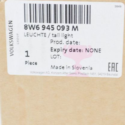 NEW AUDI S5 8W6 REAR LEFT TAILLIGHT 8W6945093M ORIGINAL