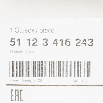 new bmw x3 e83 rear bumper tow bar cover cap hole 51123416243 3416243 original