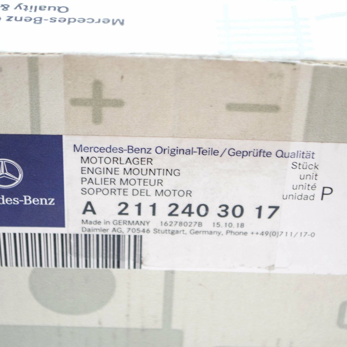 NEW MERCEDES-BENZ E-CLASS W211 LEFT ENGINE MOUNT A2112403017