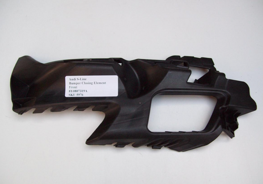 new audi a3 sportback 8y front left bumper closing element 8y0807319a original