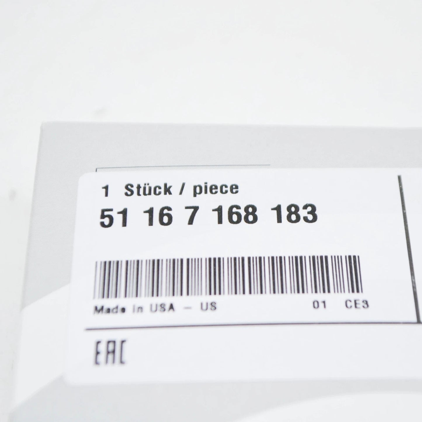 NEW BMW 5 E60 FRONT LEFT DOOR MIRROR GLASS 51167168183 7168183 ORIGINAL