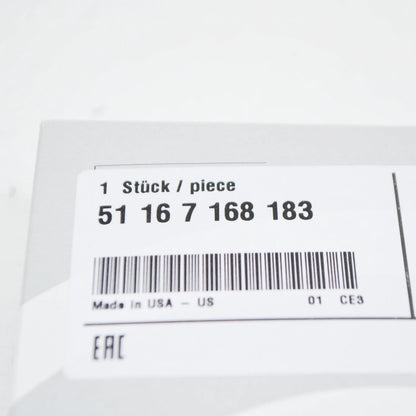 NEW BMW 5 E60 FRONT LEFT DOOR MIRROR GLASS 51167168183 7168183 ORIGINAL