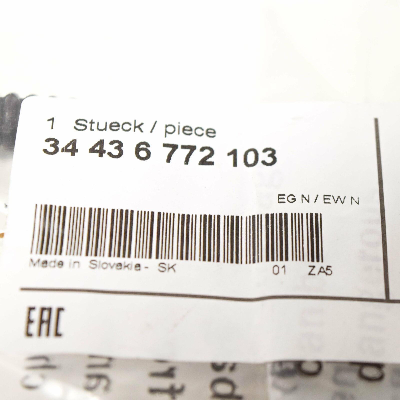 new bmw x5 e70 left parking brake cable 34436772103 6772103 original