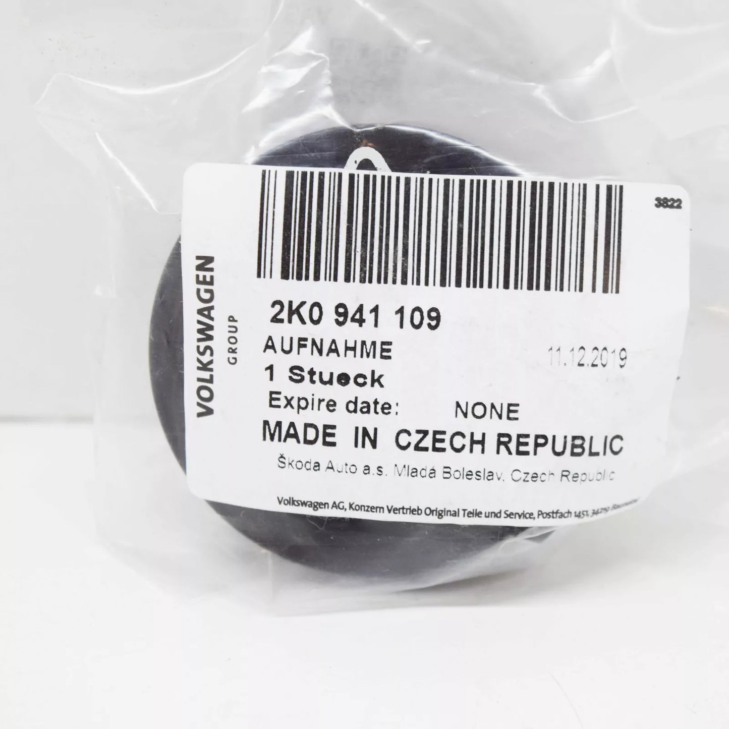 NEW VOLKSWAGEN CADDY 2K HEADLIGHT BULB SOCKET MOUNTING 2K0941109 ORIGINAL