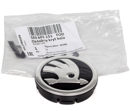new skoda enyaq iv wheel hub cap 5e0601151fod original