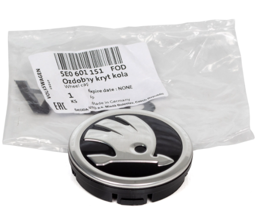 new skoda enyaq iv wheel hub cap 5e0601151fod original