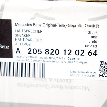 NEW MERCEDES C W205 FRONT DASHBOARD LOUDSPEAKER A205820120264 ORIGINAL