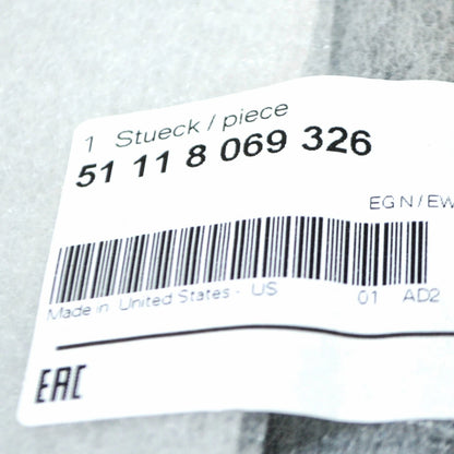 NEW BMW X6 F16 FRONT BUMPER RIGHT CLOSED M GRILLE 51118069326