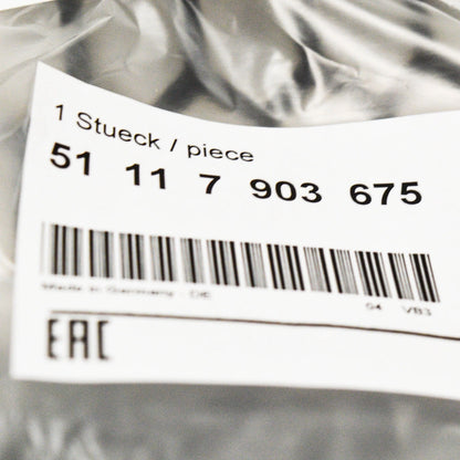 NEW BMW 7 F01 FRONT M BUMPER LEFT LOWER GRILLE 51117903675 7903675 2015 ORIGINAL