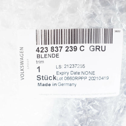 NEW AUDI R8 42 FRONT LEFT DOOR HANDLE TRIM PLATE COVER LHD 423837239CGRU