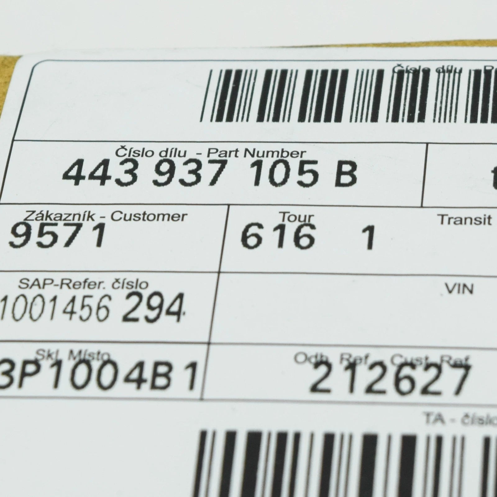 NEW VOLKSWAGEN PASSAT B8 3G THERMAL FUSE 443937105B ORIGINAL