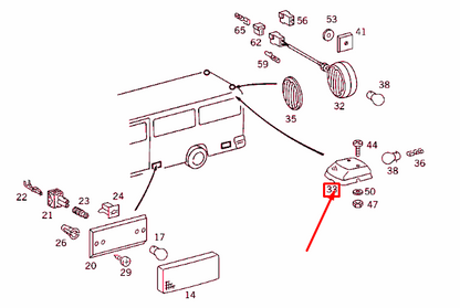 NEW MERCEDES-BENZ SPRINTER 903 BLINKER LIGHT A0008207221 ORIGINAL