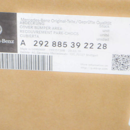 NEW MERCEDES-BENZ GLE C292 FRONT BUMPER RIGHT COVER A292885392228 ORIGINAL