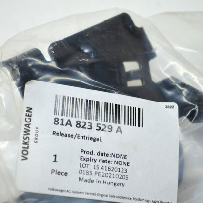 NEW AUDI Q2 GA FRONT BONNET HOOD LID LOCK RELEASE ELEMENT 81A823529A ORIGINAL