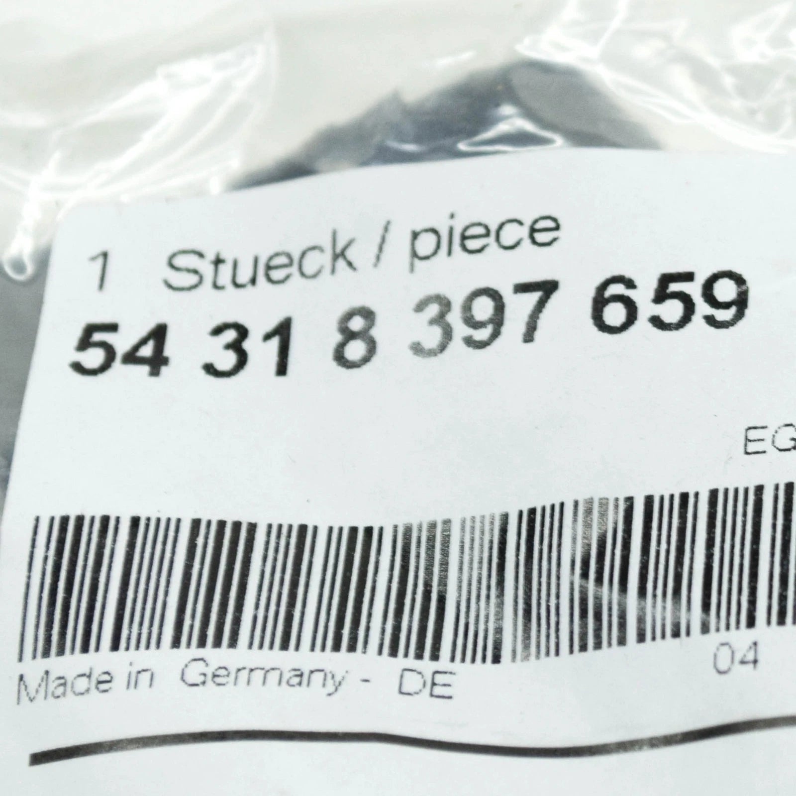 NEW BMW Z3 COUPE E36 LEFT CENTER WINDOW GUIDE 54318397659 8397659 ORIGINAL