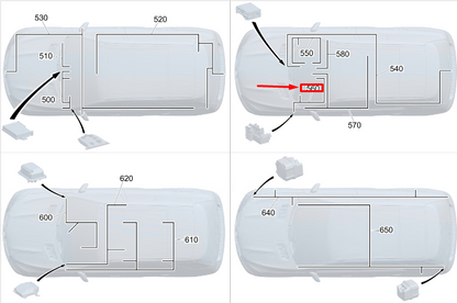 new mercedes-benz eqc multi-purpose camera wiring harness a2935401603 original