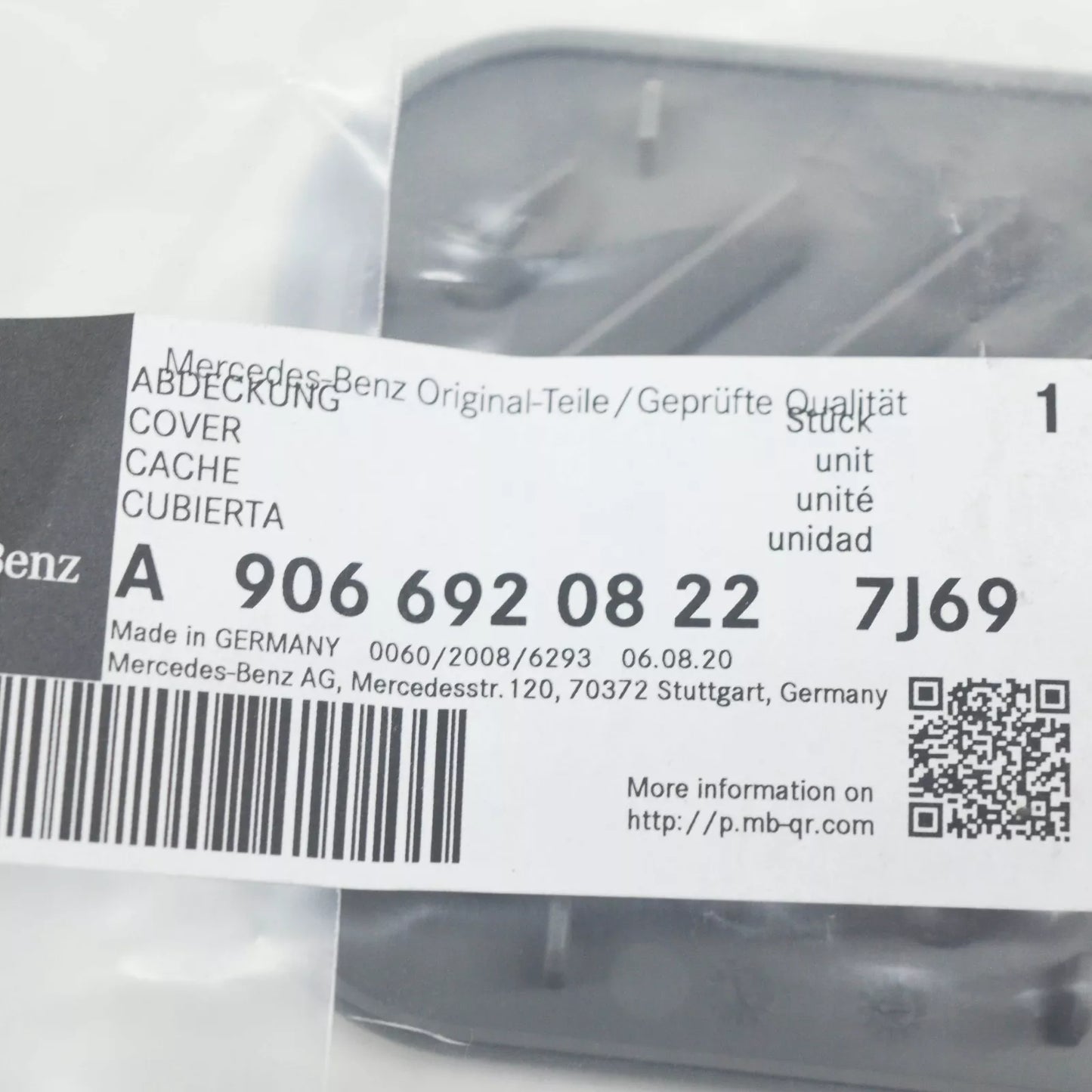 NEW MERCEDES-BENZ SPRINTER 906 D-PILLAR BOTTOM COVER A90669208227J69 ORIGINAL