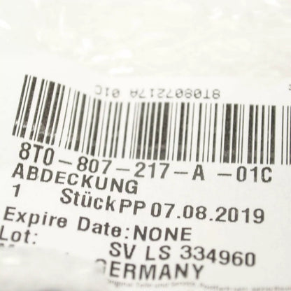 NEW AUDI A4 A5 S5 S4 IMPACT BEAM TRIM 8T0807217A01C 2012