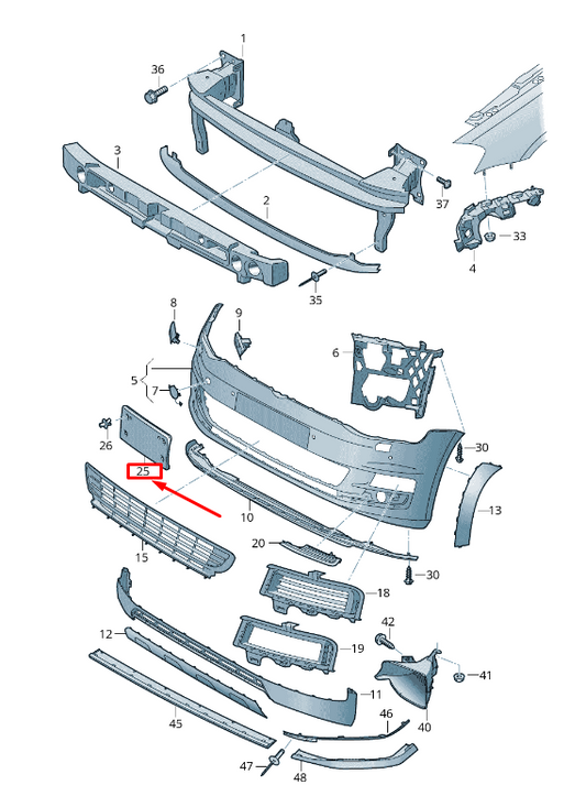 new vw golf vii 5g mk7 front license plate holder 5g0807287ab9b9 original