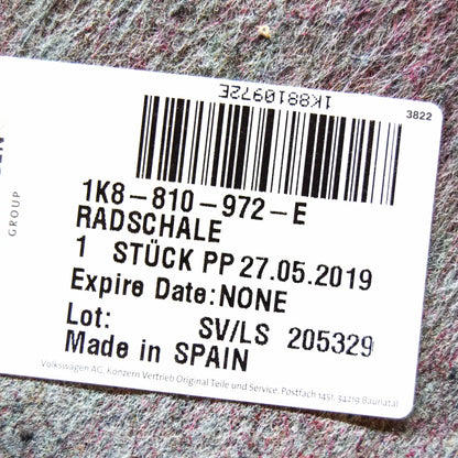 NEW VOLKSWAGEN SCIROCCO MK3 REAR RIGHT WHEEL HOUSING LINER 1K8810972E ORIGINAL