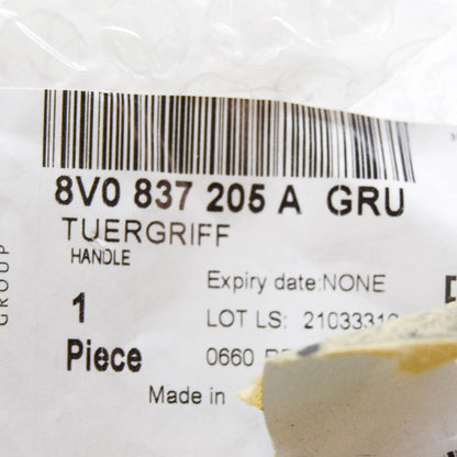 NEW AUDI A3 8PA FRONT LEFT EXTERIOR DOOR HANDLE 8V0837205A GRU ORIGINAL