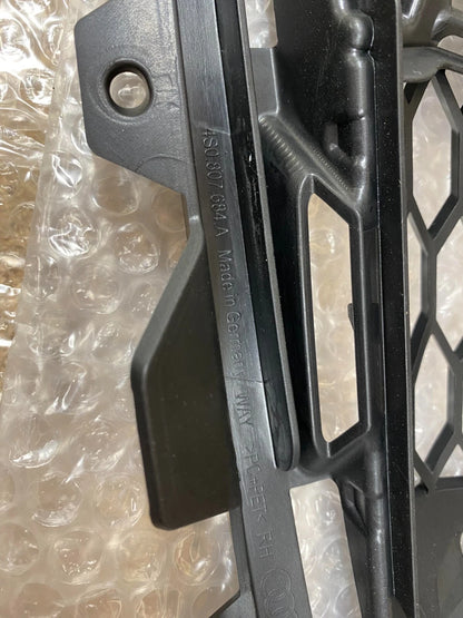 NEW AUDI R8 16-18 FRONT BUMPER O/S RIGHT AIR GUIDE GRILL 4S0807684A3FZ