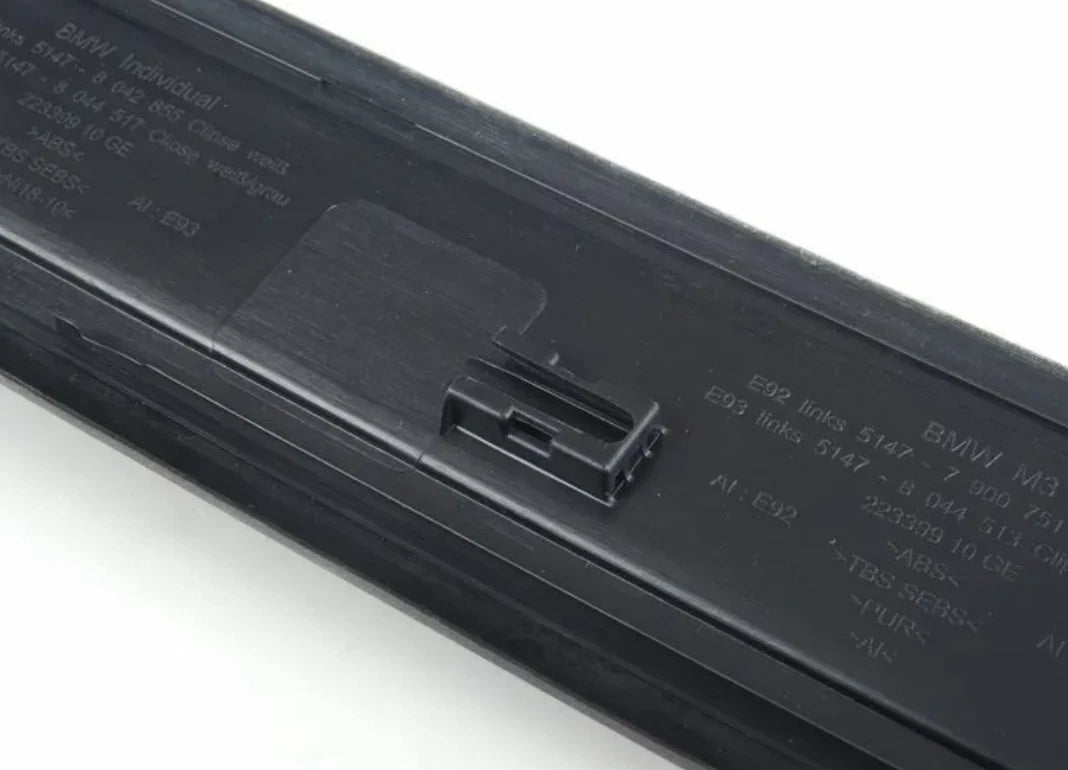 NEW BMW 3 COUPE E92 FRONT LEFT DOOR SILL TRIM 8046479 51478046479 ORIGINAL