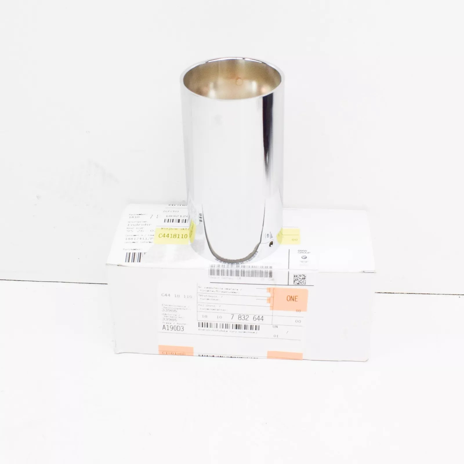 NEW BMW 3 CABRIO COUPE REAR EXHAUST TAIL PIPE 18107832644 ORIGINAL