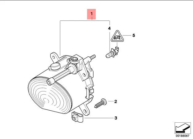 NEW BMW Z4 E85 FRONT RIGHT FOG LIGHT 63176925008 6925008 2007 ORIGINAL