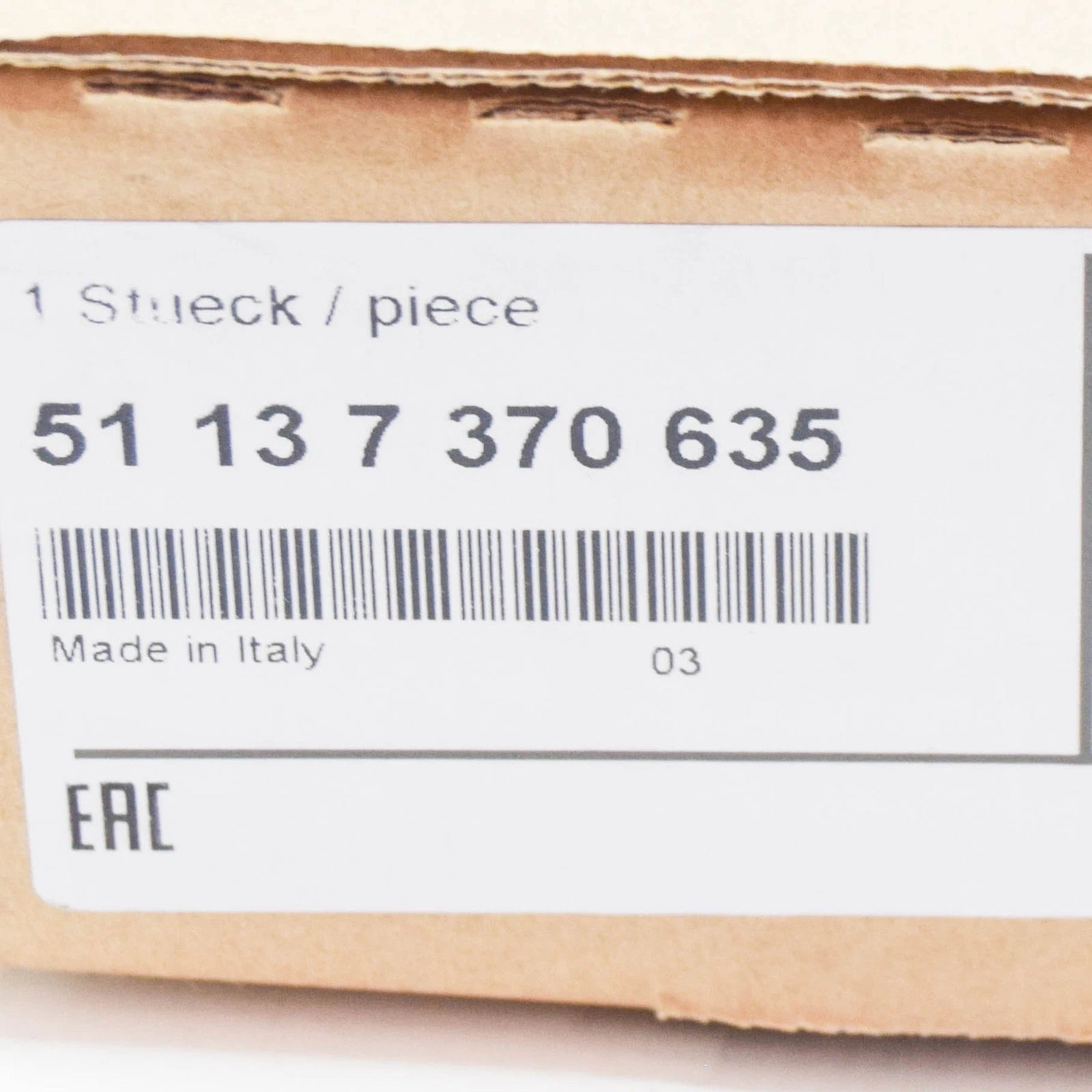 NEW BMW I8 I12 FRONT BUMPER LEFT SIDE GRILLE 51137370635 ORIGINAL