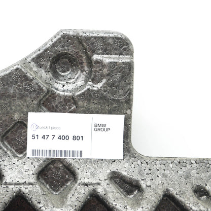 NEW BMW 5 G30 FRONT LEFT FOAM FOOTWELL INSERT 51477400801 ORIGINAL