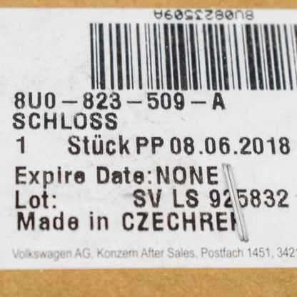 NEW AUDI Q3 8U HOOD BONNET LOCK LATCH 8U0823509A ORIGINAL