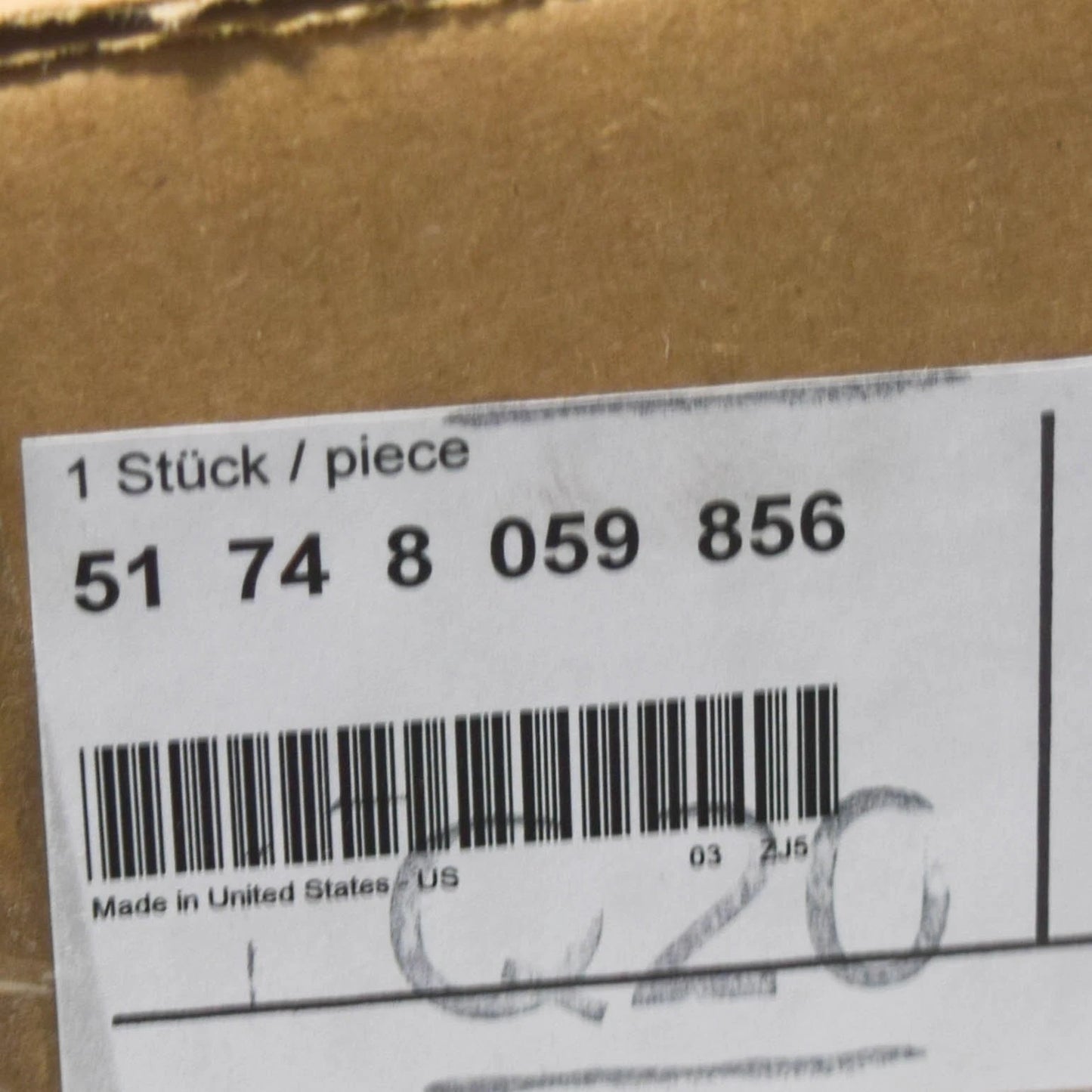 NEW BMW X6 F16 RIGHT SIDE BRAKE AIR DUCT 51748059856 8059856 2015 ORIGINAL