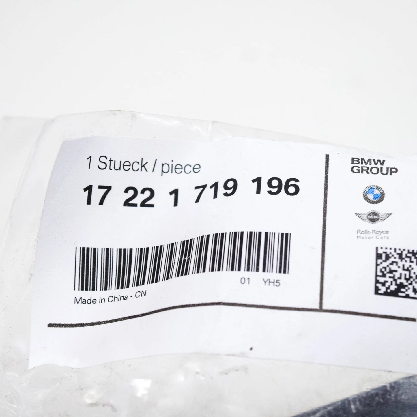 NEW BMW 3 E30 TRANSMISSION COOLING HOSE 17221719196 1719196 ORIGINAL