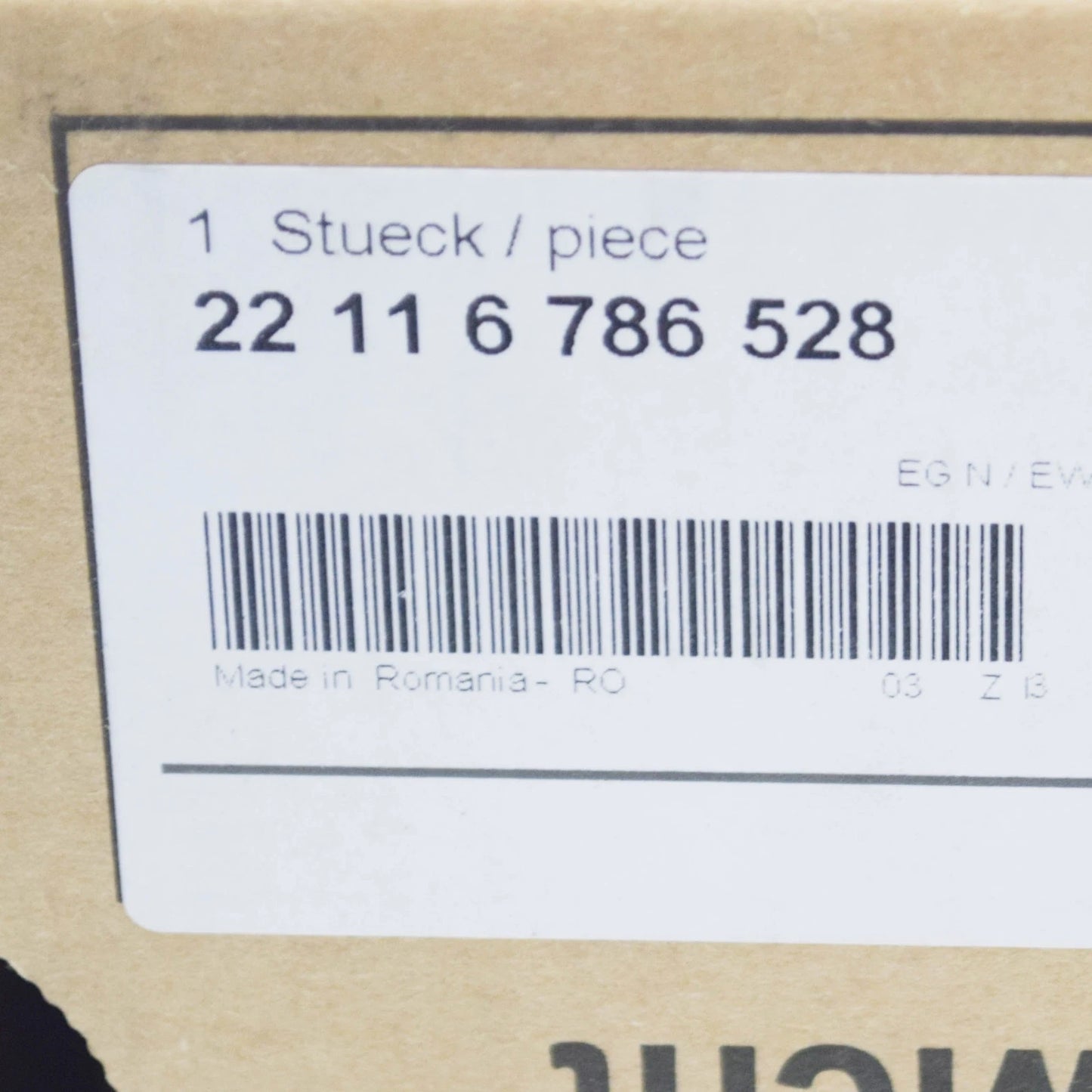 NEW BMW 7 F01 RIGHT ENGINE MOUNT 22116786528 6786528 3.0 PETROL 235KW ORIGINAL