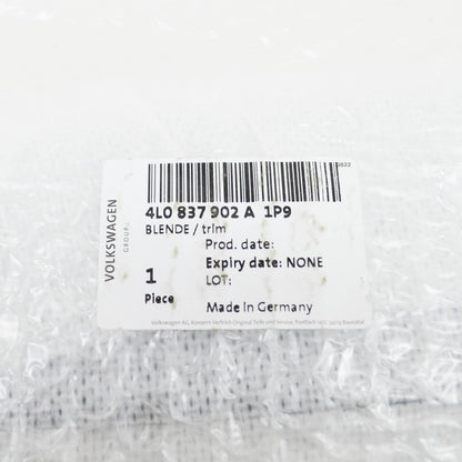 NEW AUDI Q7 4L FRONT RIGHT DOOR EXTERIOR B PILLAR TRIM 4L0837902A1P9 ORIGINAL