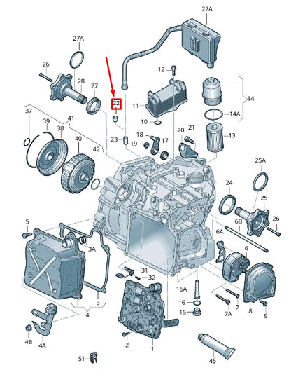 NEW VOLKSWAGEN CADDY 2K MK3 BREATHER LINE 02E301472D