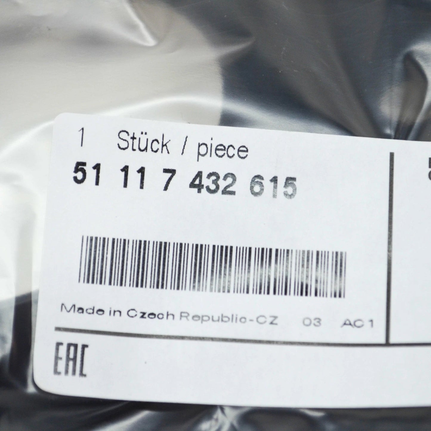 NEW BMW 4 COUPE F32 FRONT BUMPER LEFT OPEN GRID GRILLE SPORT 51117432615